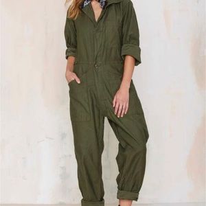Green boilersuit XS
